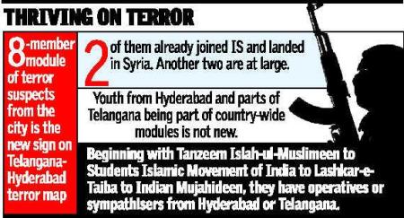 Hyderabad module - busted - The Hindu -picture.